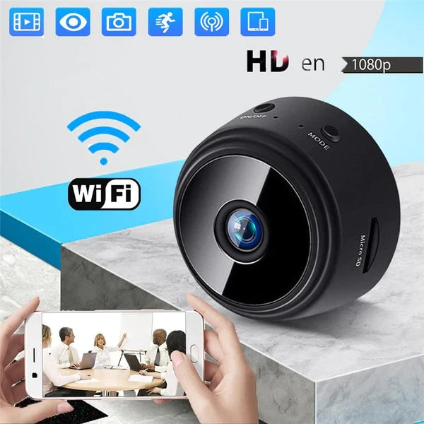 Mini Camara Wifi Espia Redonda Hd 1080p