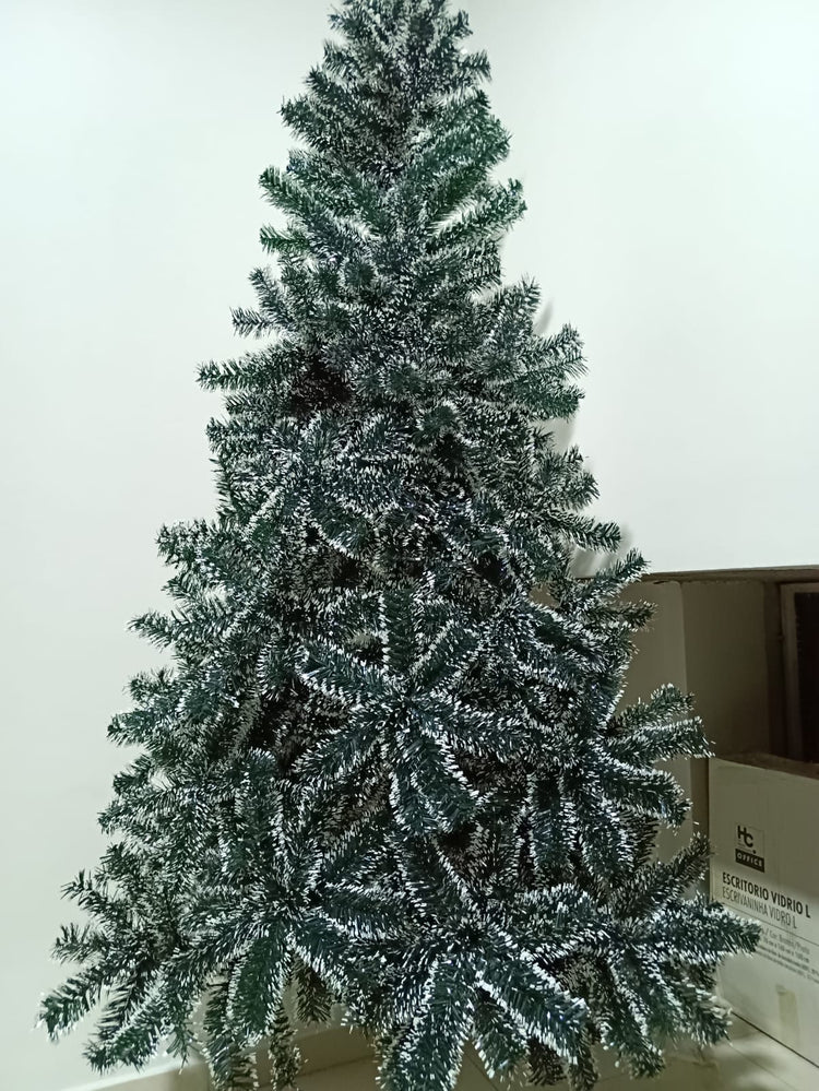 Arbol De Navidad 2.10 Metros Nevado