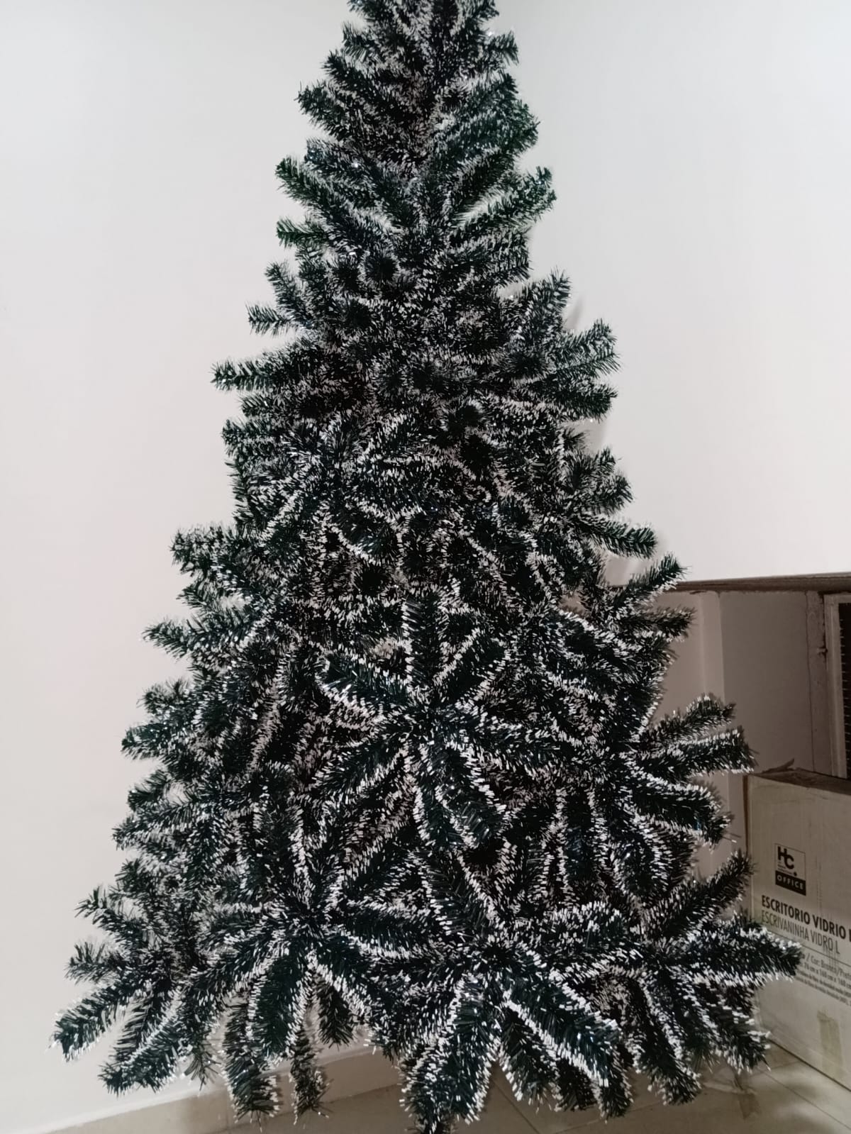 Arbol De Navidad 2.10 Metros Nevado