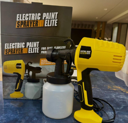 Pistola pulverizadora de pintura eléctrica