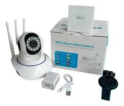 Contenido del empaque de la cámara WiFi de 3 antenas