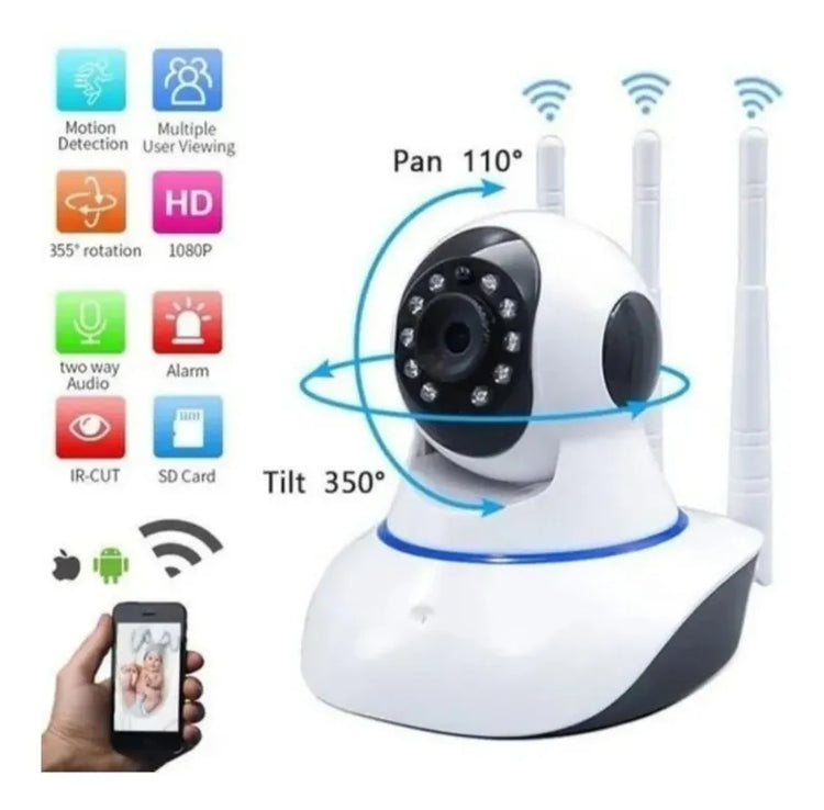 Cámara WiFi robótica con visión nocturna