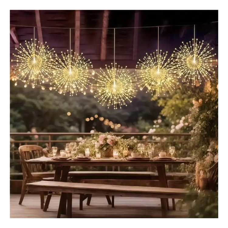 Luces Solares Artificiales Navidad