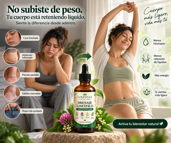 LINFOVIA® Drenaje Linfático – Extracto Herbal Líquido 50 ml