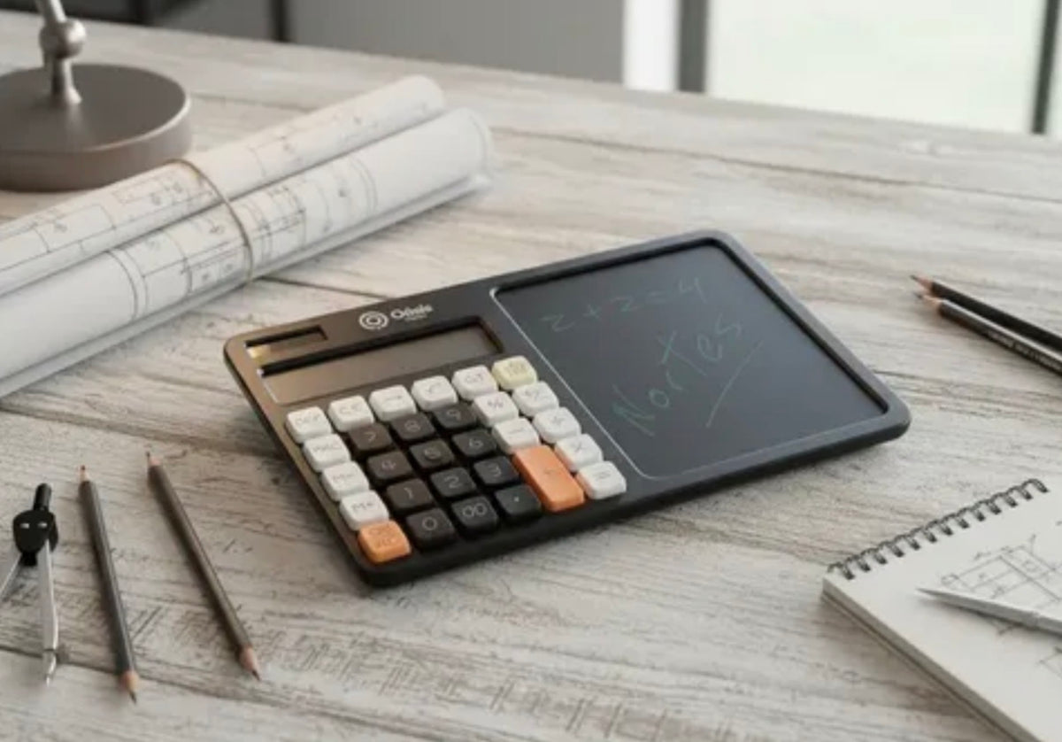 Calculadora con Tablero LCD de Escritura Borrable