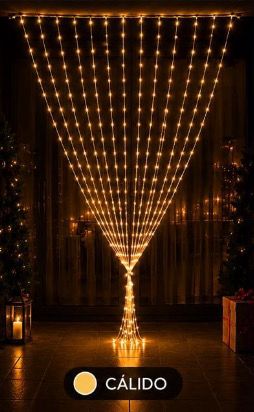Cortina De Luces Led 6x2 metros 360 Bombillos