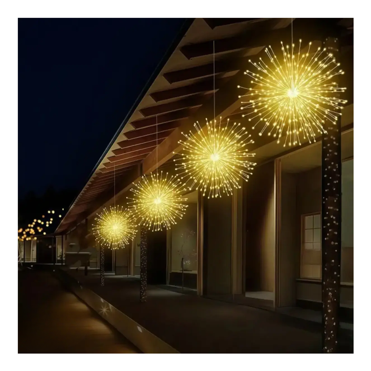 Luces Solares Artificiales Navidad